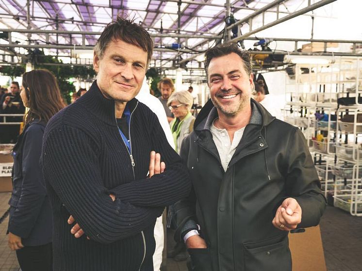 Claus Meyer og Michael La Cour, Managing Director i IKEA Food Services AB. 