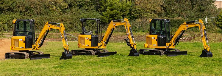 Cat 302.7 CR, Cat 303 CR samt Cat 303 CR Next generation