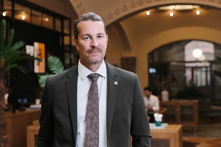 Johan Linde, ordförande för Fastighetsmäklarförbundet