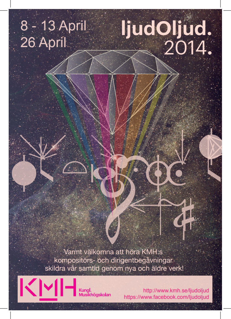 Programbok för ljudOljud 2014 - KMH-studenternas festival för nyskriven och klassisk musik