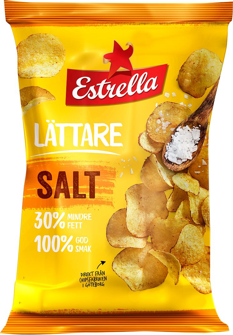 Lättare chips, Salt