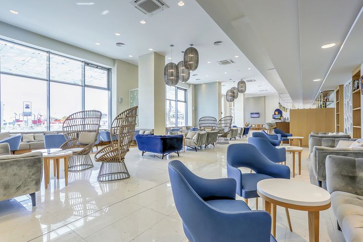 Lobby area at Maritim Hotel Paradise Blue Albena