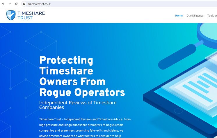 Timeshare Trust website