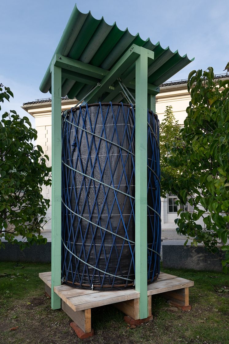 Communities of Compost, The Library, The National Museum - Architecture. Photo: OAT / Istvan Virag