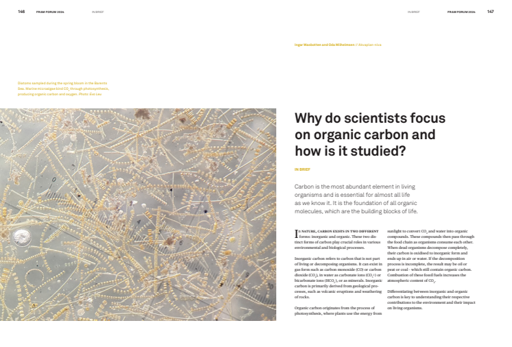 Why do scientists focus on organic carbon and how is it studied - Framforum 2024_spreads.pdf