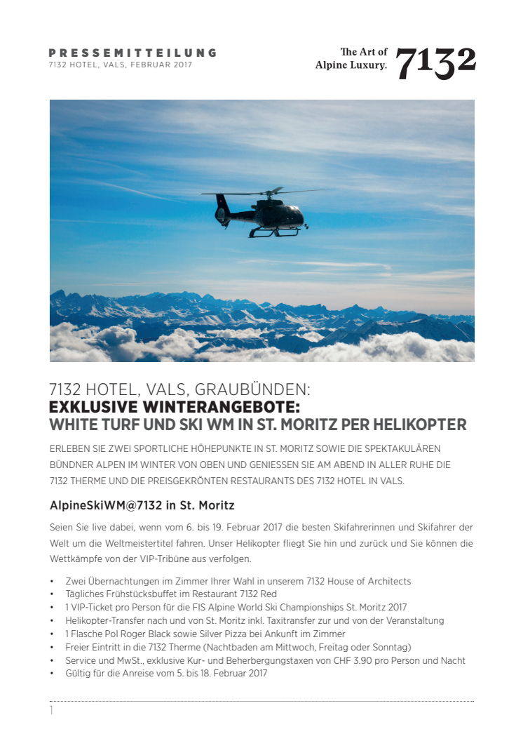White Turf und Ski WM in St. Moritz Per Helikopter