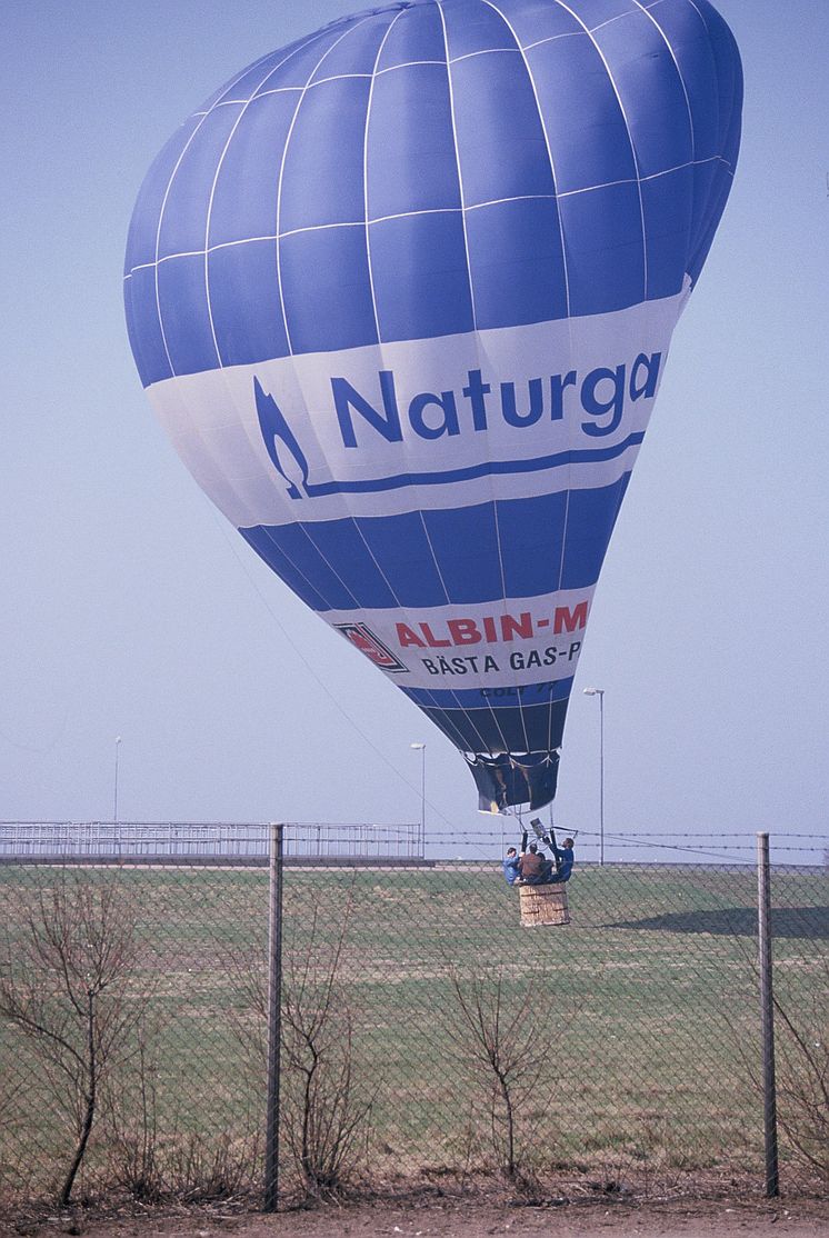 Naturgas luftballong 1985