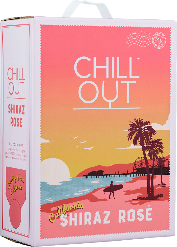 CHILL OUT Shiraz Rose California Limited Summer Edition, produktbild