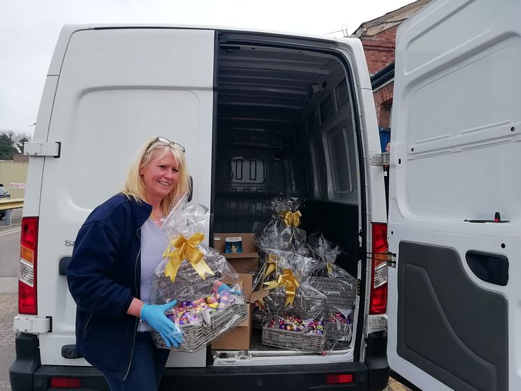 Letchworth Distribution Centre Easter egg donation