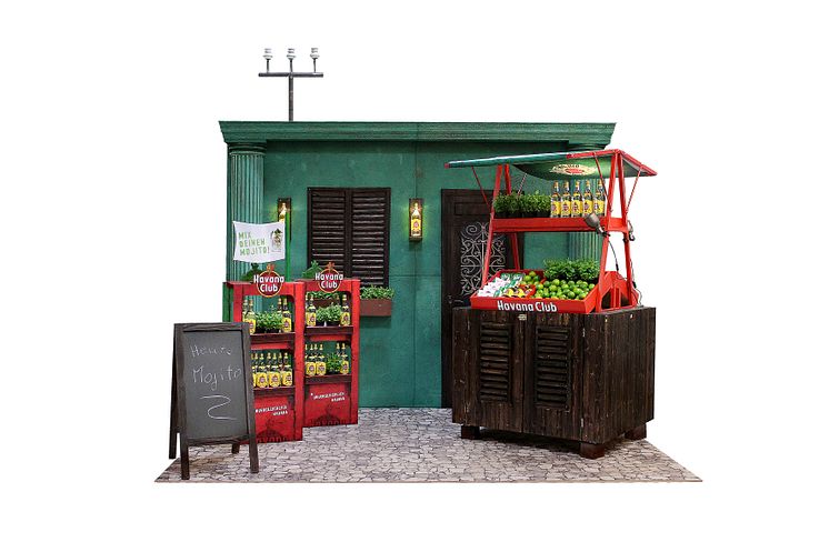 Erlebnisplatzierung am Point of Sale: das Casa Mojito von Havana Club