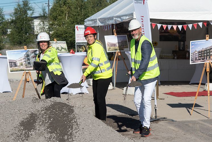 Byggstart för Riksbyggens första etapp i Bro Trädgårdsstad