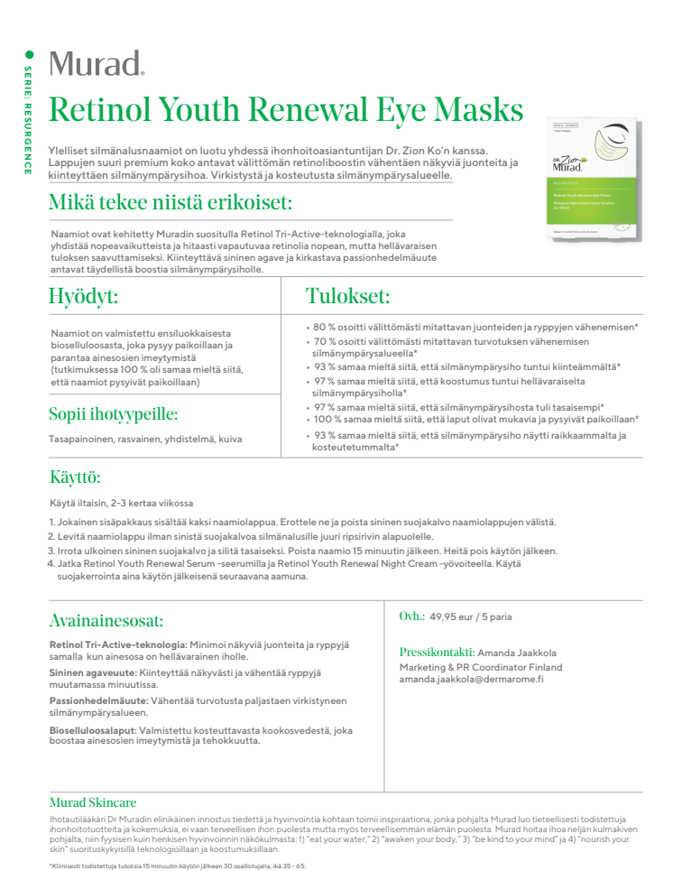 Pressrelease - Retinol Youth Renewal Eye Masks FI.pdf