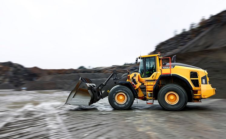 Volvo L180H hjullastare hos NCC