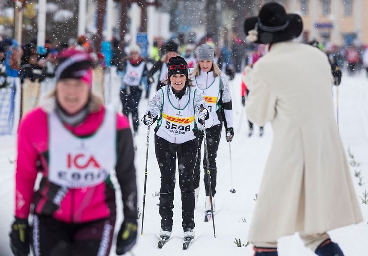 Prinsessan Sofia i mål i Tjejvasan 2018