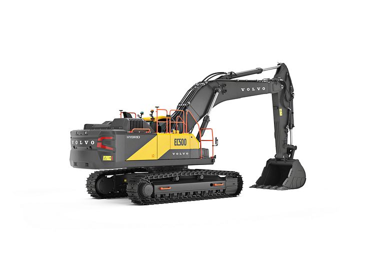 Volvo EC500 Hybrid - frilagd
