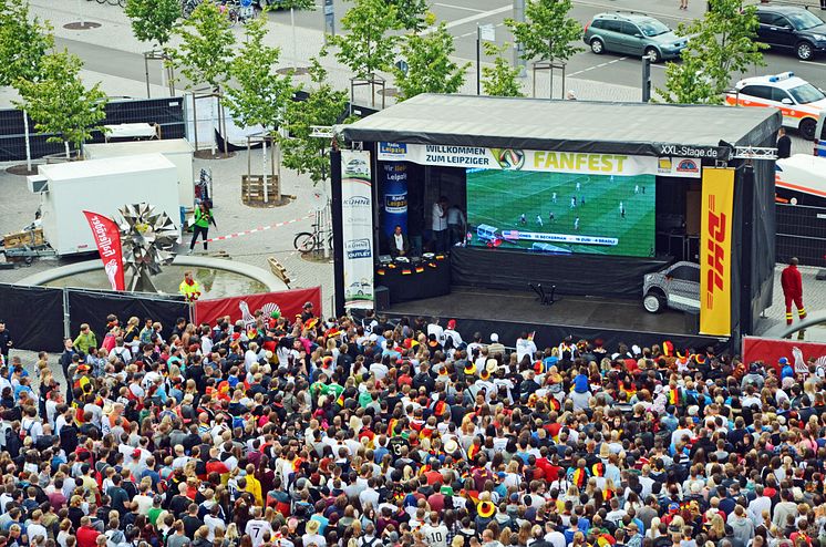 Public Viewing in Leipzig