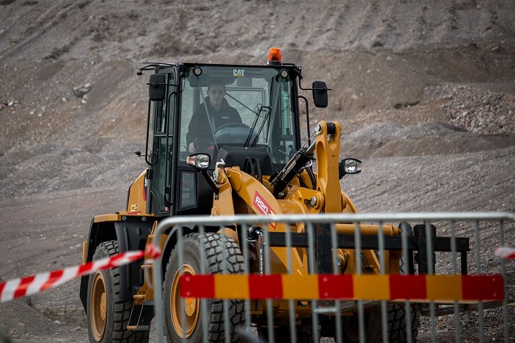 Cat Operator Challenge 2019, Bålsta, körning med hjullastare