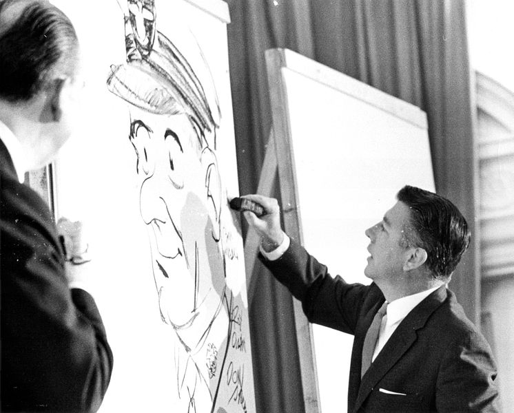 Basserne 70 år – Mort Walker tegner Lyndon B. Johnson.jpg