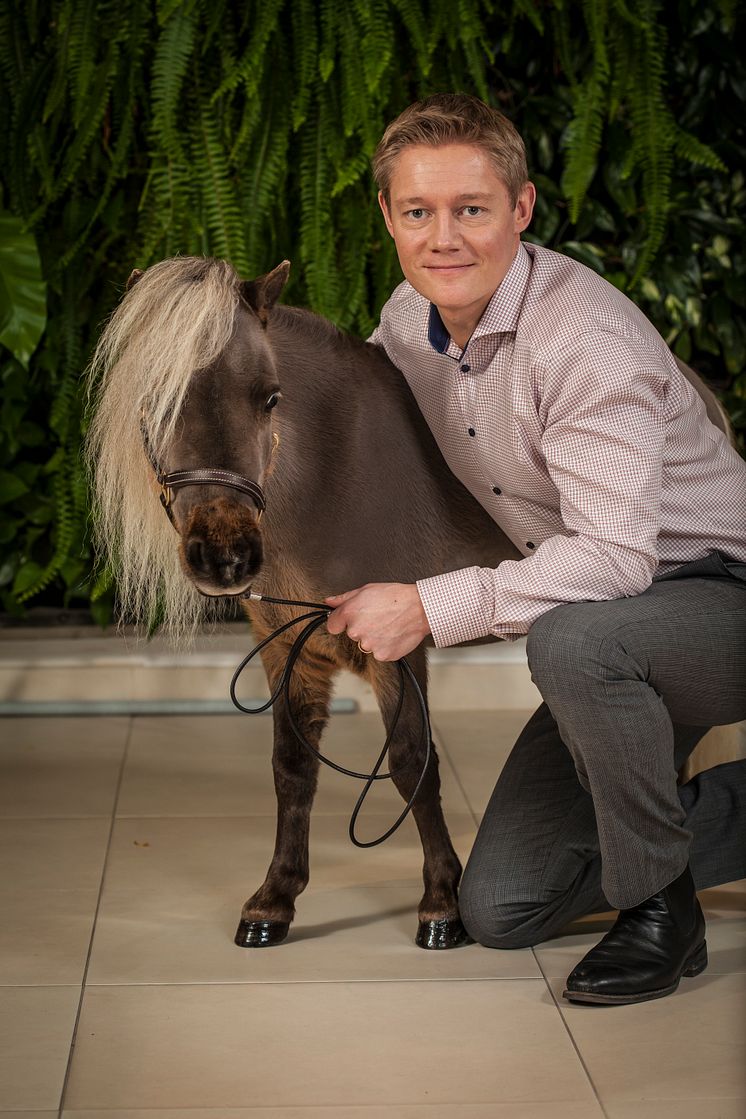 Vinnie tillsammans med Hasse Skarplöth, vd ATG.