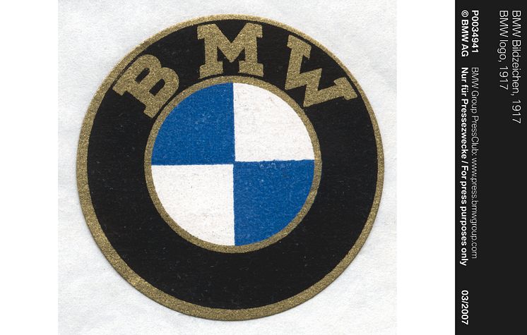 BMW logoet som det så ud i 1917