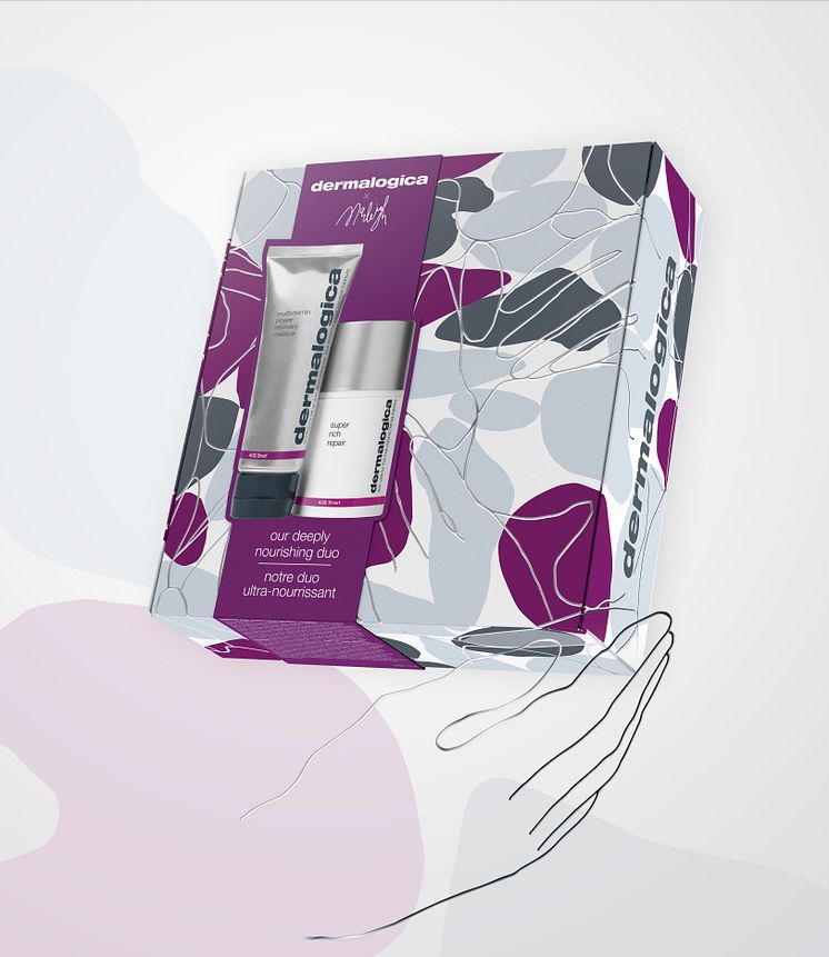 Dermalogica x Marleigh Culver, julkit 2021 - Our Deeply Nourishing Duo