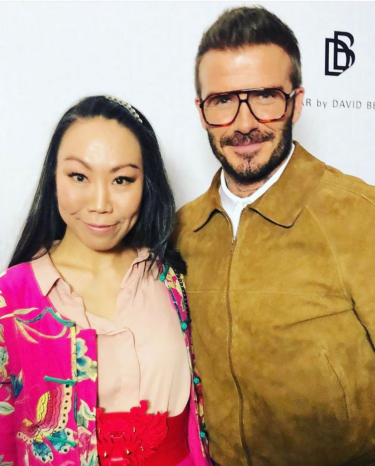 Wai Chan and David Beckham