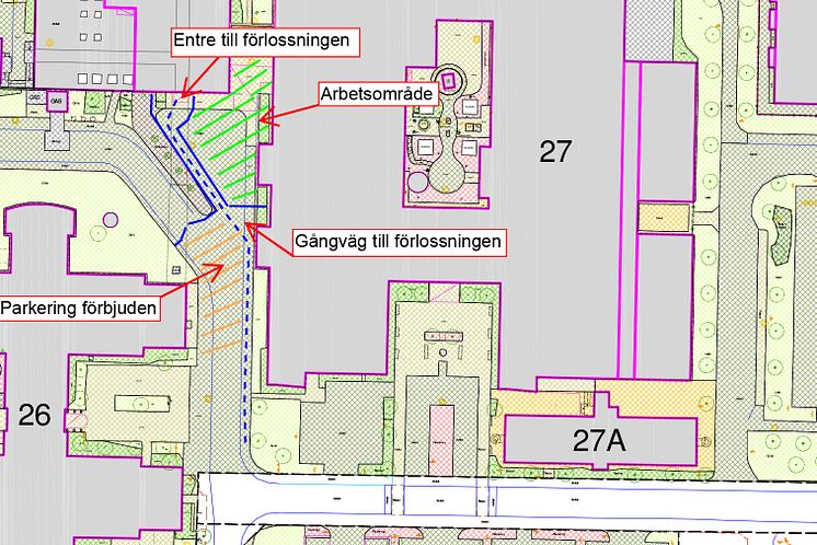 Begränsad framkomlighet till förlossningen