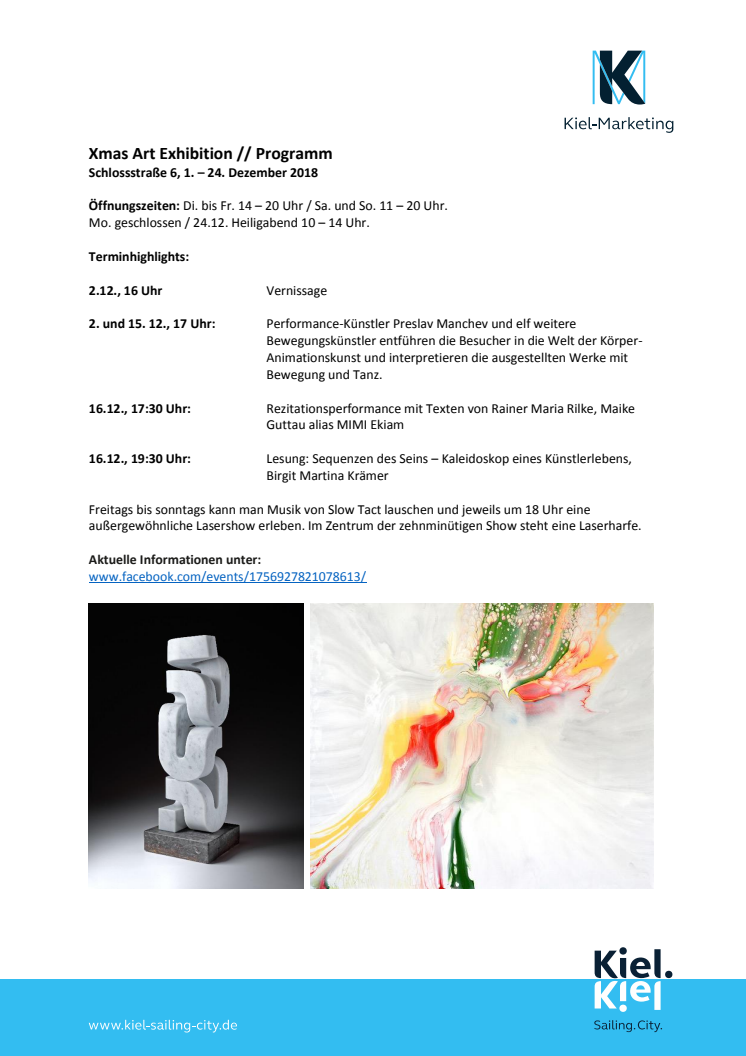 Programmhighlights Xmas Art Exhibition