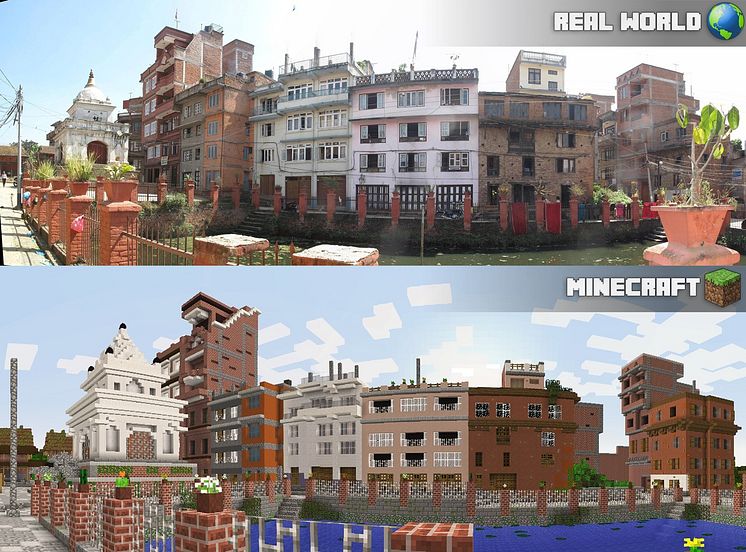 Minecraftgestaltning av Kiripitur, Nepal