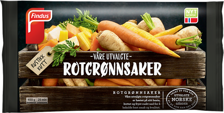 FIndus Våre utvalgte rotgrønnsaker