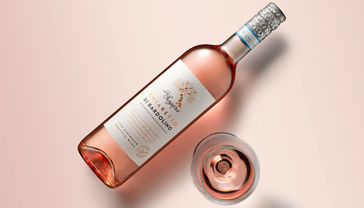 La Sogara rose 2021 liggande flaska-lr