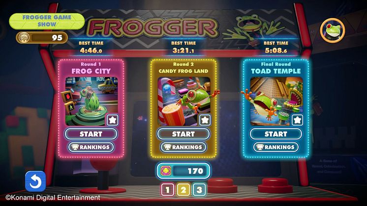 Frogger In Two Town menu_en