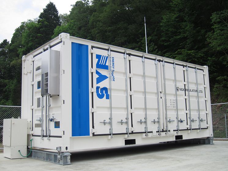 NGK_NAS battery used in trial project at Ena Electric Power