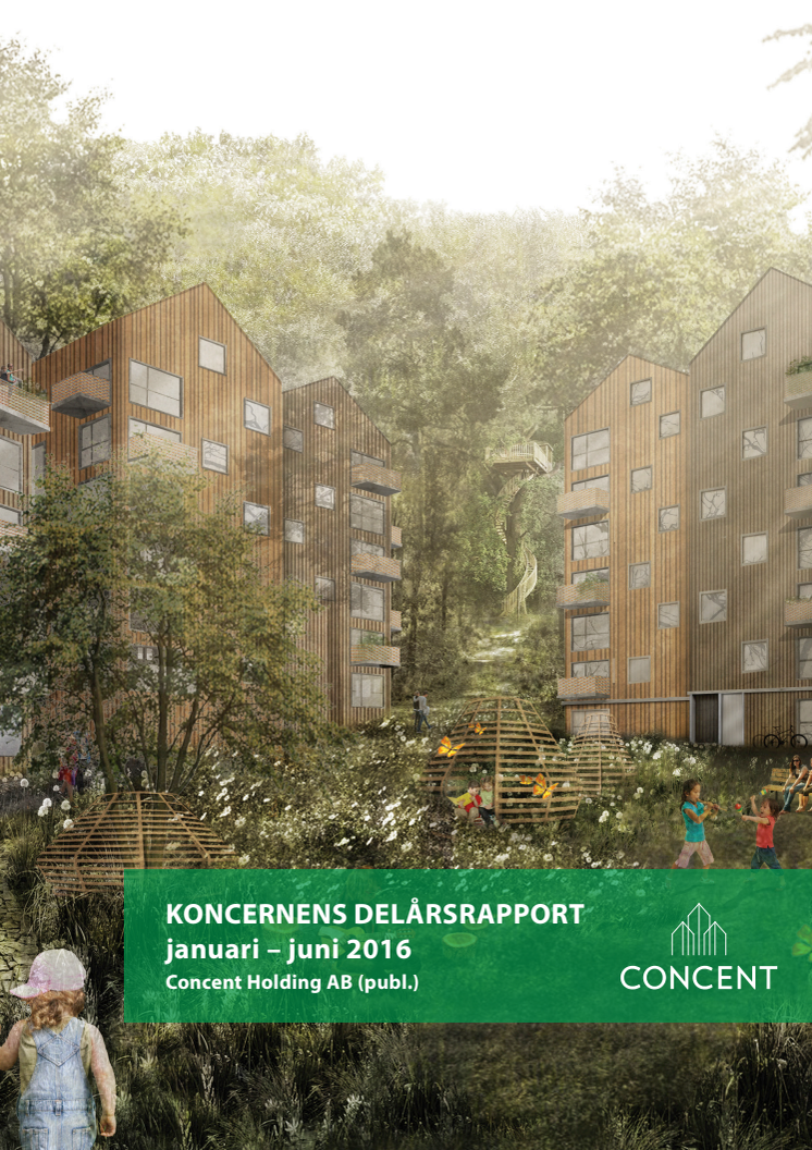 Concent Holding AB (publ.) rapporterar det andra kvartalet 2016