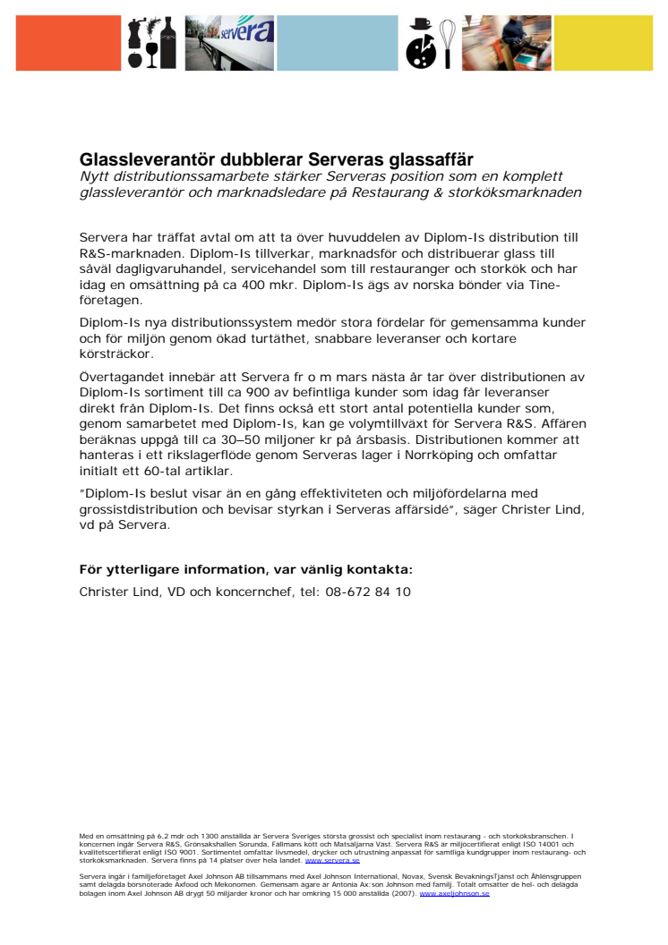 Nytt samarbete dubblerar Serveras glassaffär 