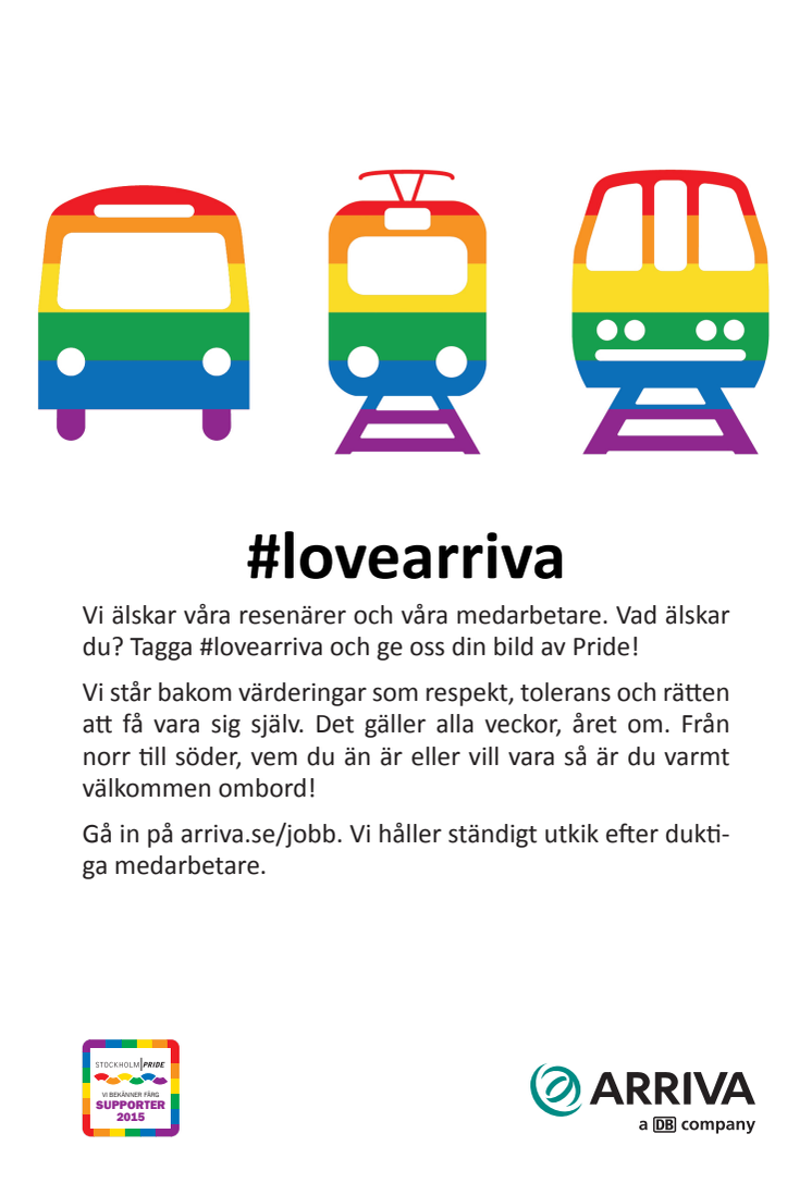 Annons Pride Stockholm