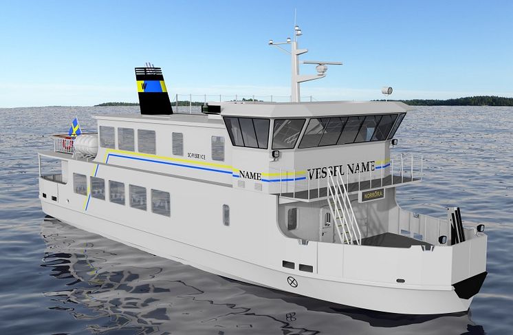 Waxholmsbolagets nya isgående fartyg