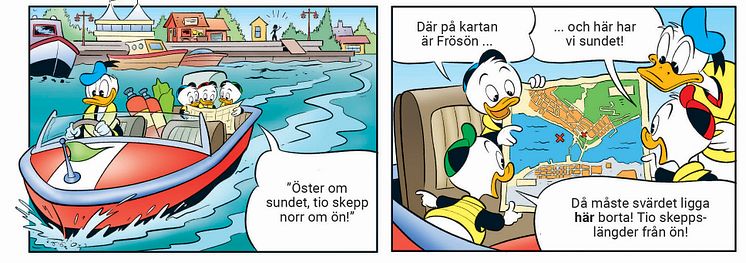 Kalle Anka Östersund serierutor