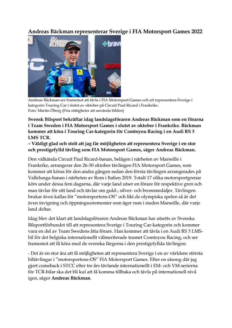 221004 SWE Pressrelease, FIA Motorsport Games.pdf