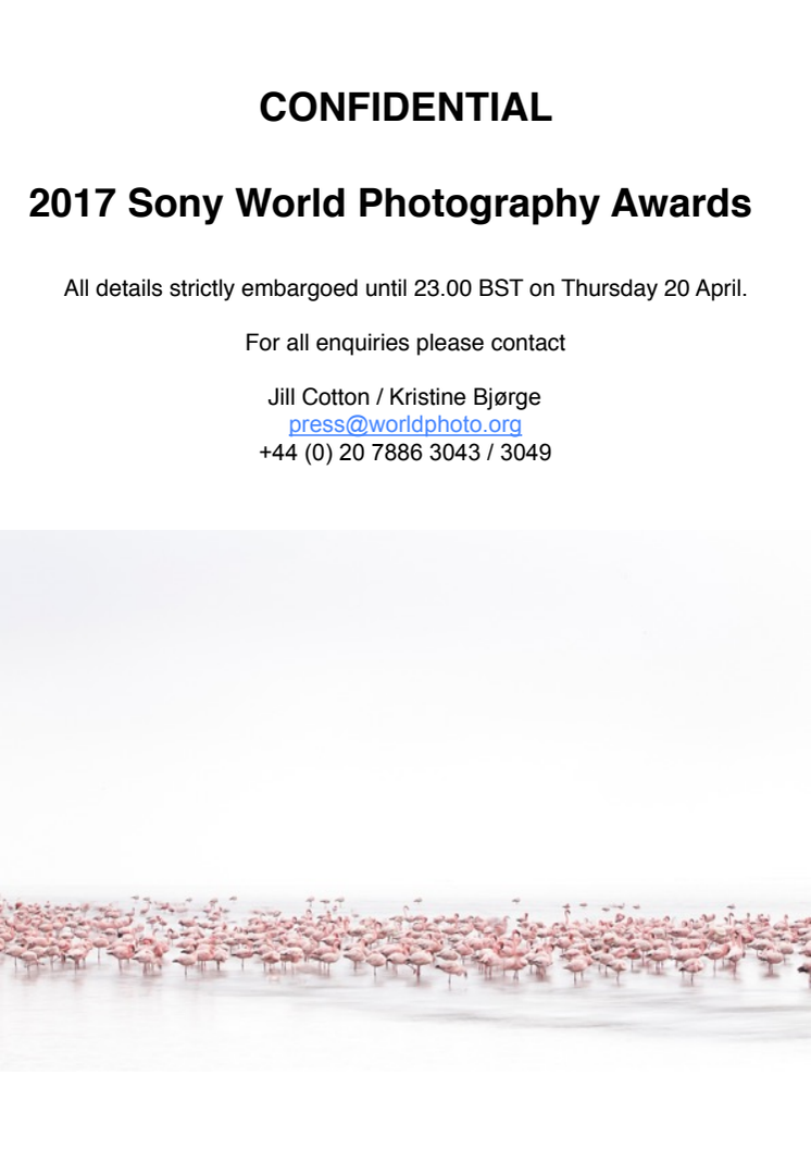 Sony World Photography Awards 2017 Winner