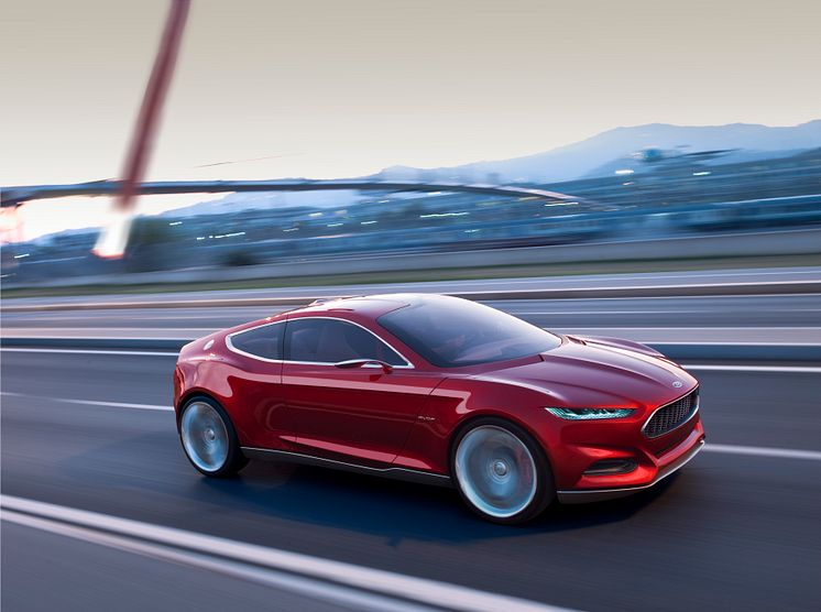 Ford Evos Concept – det ultimata uttrycket för Fords nya globala design- och teknikvision