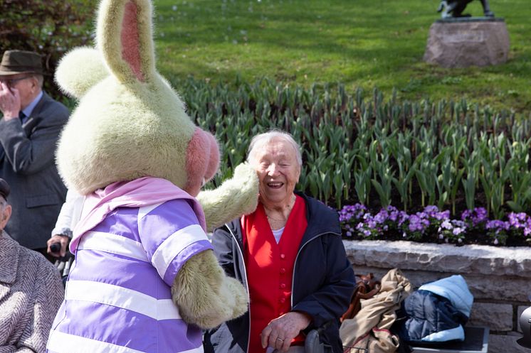 Kanina och 98-åriga Maj-Britt