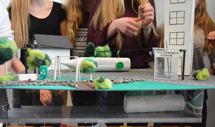Vinnar bidraget Miljöexpressen,  Friskolan i Kärna