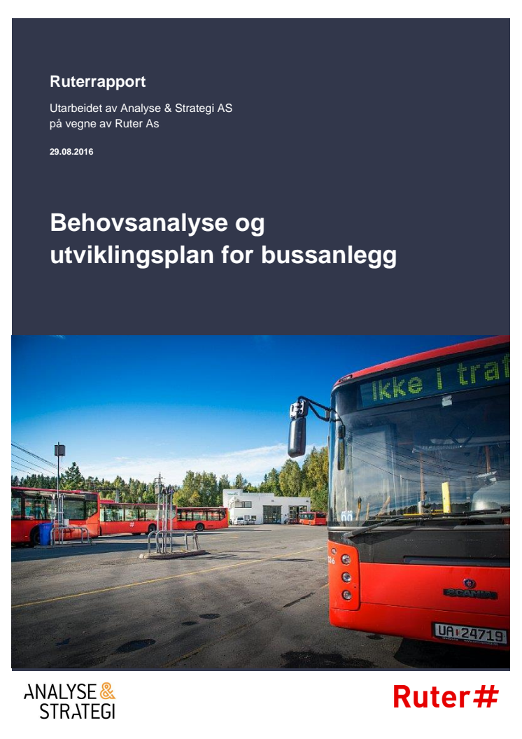 Behovsanalyse og utviklingsplan for bussanlegg