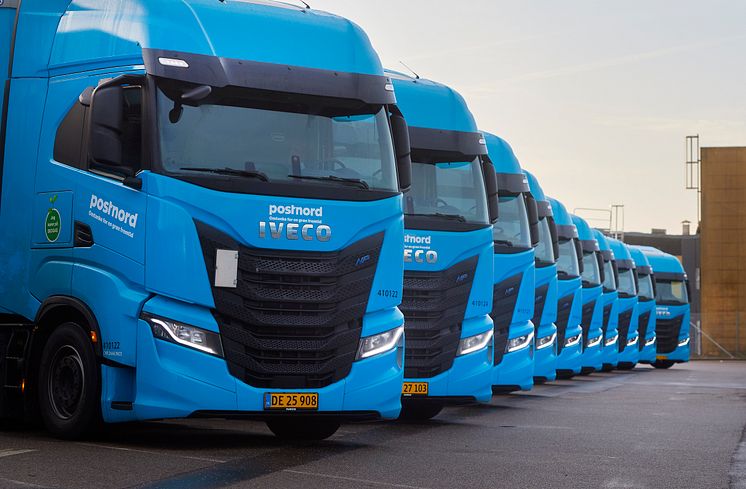 Iveco leverer 10 gaslastbiler til PostNord