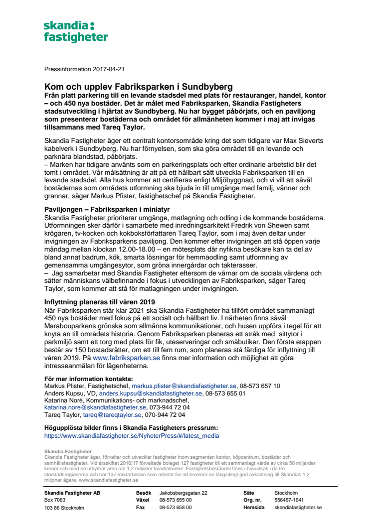 Kom och upplev Fabriksparken i Sundbyberg