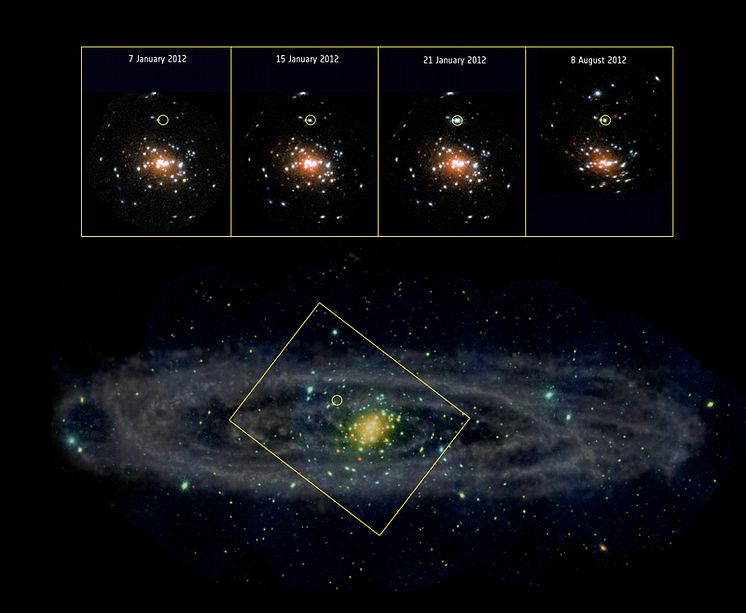 Svart hål i Andromedagalaxen