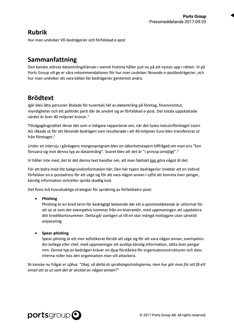 Hur man undviker VD-bedrägerier och förfalskad e-post