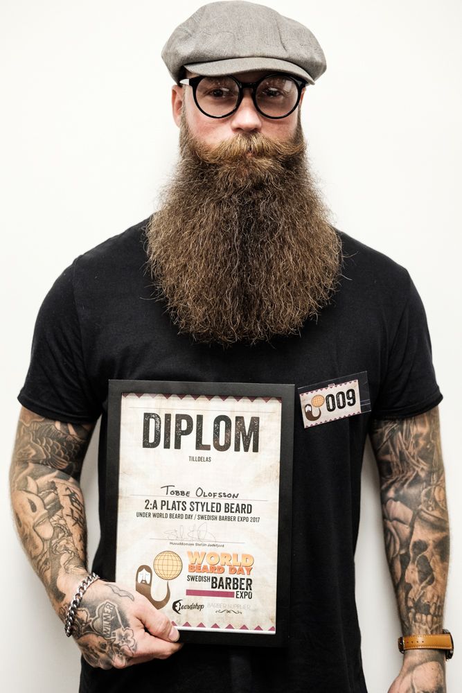 Torbjörn Olofsson från Varberg har Sveriges näst snyggaste skägg!