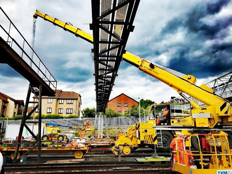 Engineering work at Hither Green, South London